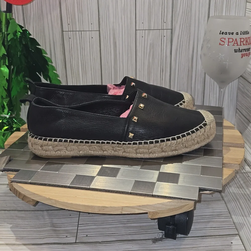 The shoes box‎ LEATHER espadrille